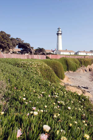 Lighthouse in Central Californiaの写真素材