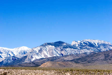 Mount Charleston by Nevada desert scenic viewの写真素材