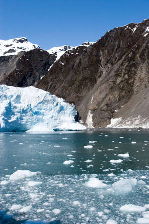 Hubbard glacier in Alaska USA