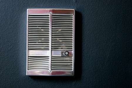 Fan unit attached to a wallの写真素材