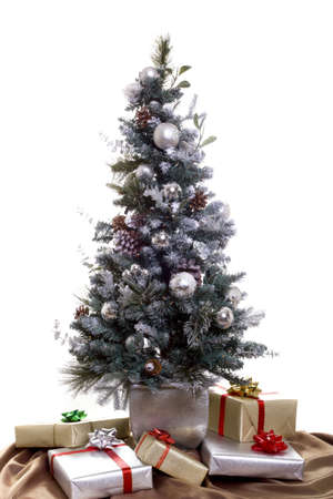 Presents under the Christmas treeの写真素材