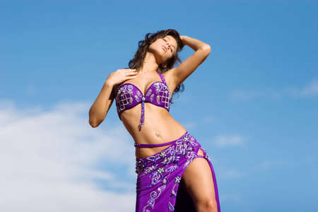 Sexy bellydancerの写真素材