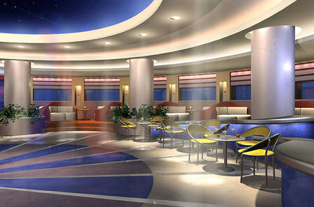 3D render of a barの写真素材