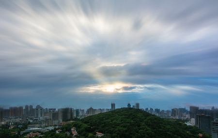cityscape from the mountain topのeditorial素材