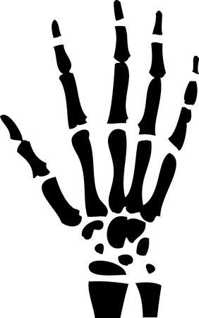 Skeleton Handの写真素材