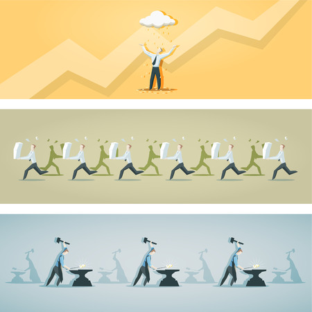 Business concept - company. EPS 10 fileのイラスト素材