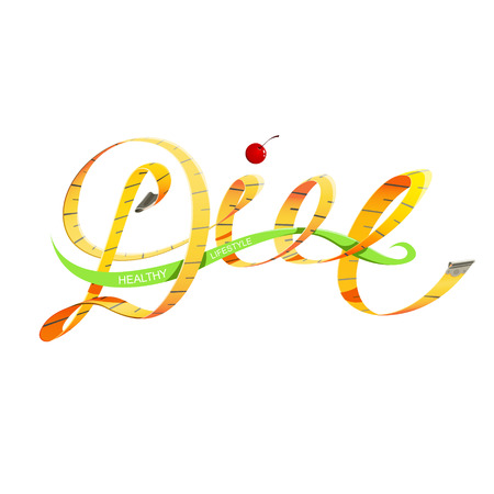 Diet. EPS 10 fileのイラスト素材