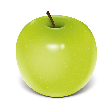 Green apple vector. EPS 10 fileのイラスト素材