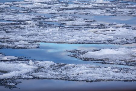 water and iceの写真素材