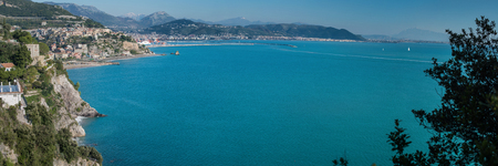 Amalfi coast between Naples and Salerno. Italyの写真素材