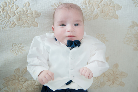 Adorable little babyの写真素材