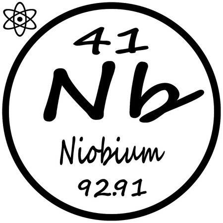 Periodic Table of Elements - Niobiumのイラスト素材