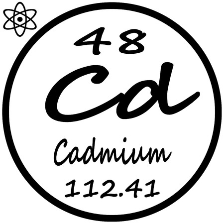 Periodic Table of Elements - Cadmiumのイラスト素材
