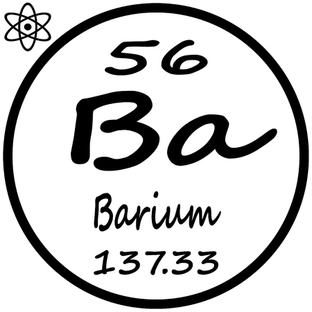 Periodic Table of Elements - Bariumのイラスト素材