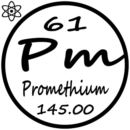 Periodic Table of Elements - Promethiumのイラスト素材