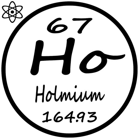 Periodic Table of Elements - Holmiumのイラスト素材