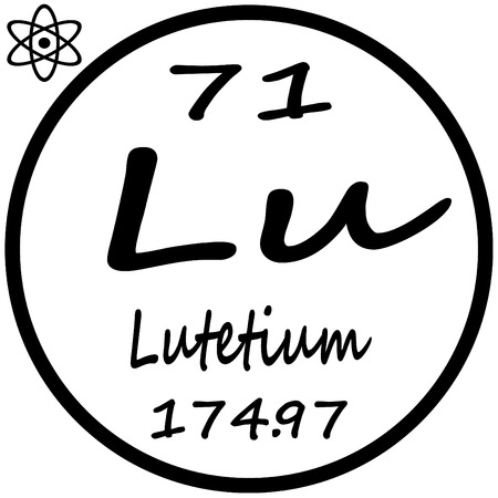 Periodic Table of Elements - Lutetiumのイラスト素材