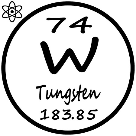 Periodic Table of Elements - Tungstenのイラスト素材