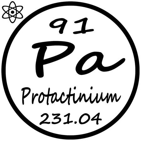Periodic Table of Elements - Protactiniumのイラスト素材