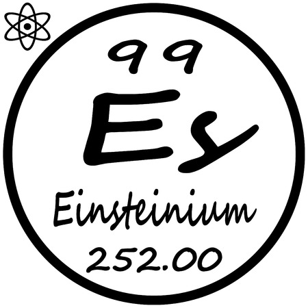 Periodic Table of Elements - Einsteiniumのイラスト素材