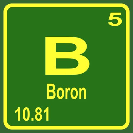Periodic Table of Elements - Boronのイラスト素材