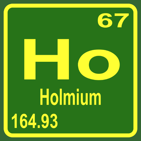 Periodic Table of Elements - Holmiumのイラスト素材