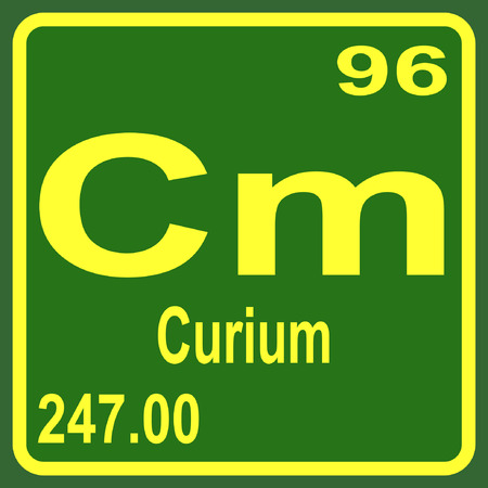 Periodic Table of Elements - Curiumのイラスト素材