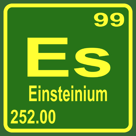 Periodic Table of Elements - Einsteiniumのイラスト素材