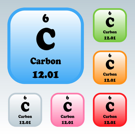 The Periodic Table of the Elements Carbonのイラスト素材