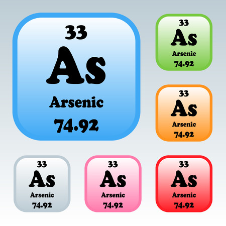 The Periodic Table of the Elements Arsenicのイラスト素材