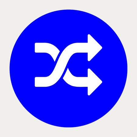 Random navigation button.Vector illustration.