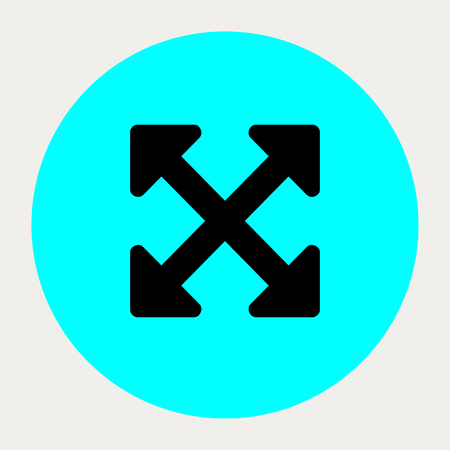 Arrows Alt navigation button.Vector illustration.のイラスト素材