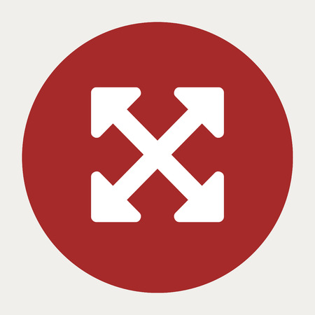 Arrows Alt navigation button.Vector illustration.のイラスト素材