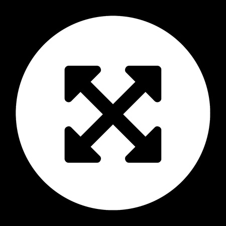 Arrows Alt navigation button.Vector illustration.のイラスト素材