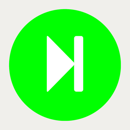 Step Forward navigation button.Vector illustration.のイラスト素材