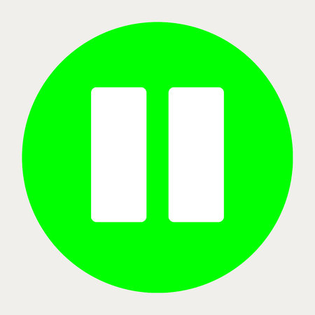 Pause navigation button.Vector illustration.のイラスト素材