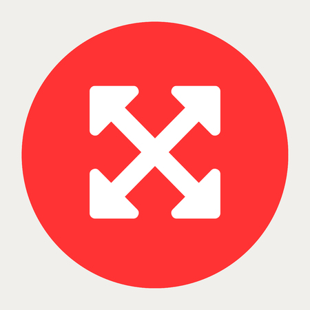 Arrows Alt navigation button.Vector illustration.のイラスト素材