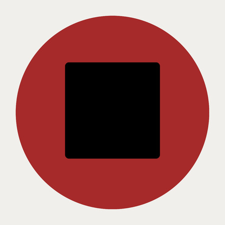 Stop navigation button.Vector illustration.のイラスト素材