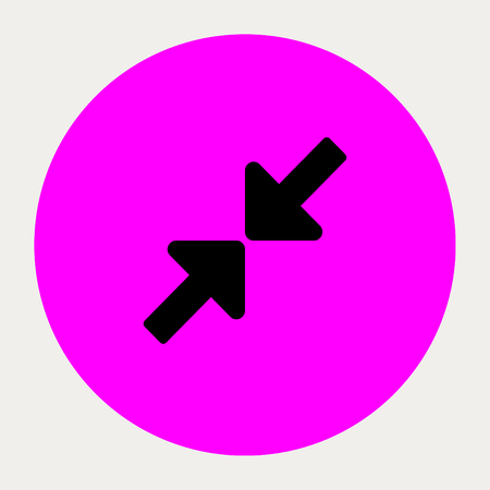 Compress navigation button.Vector illustration.のイラスト素材
