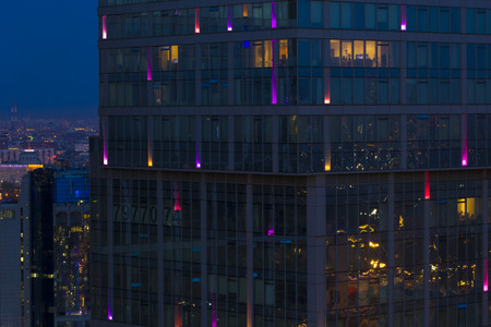 landscape Moscow city Moscow Russiaのeditorial素材