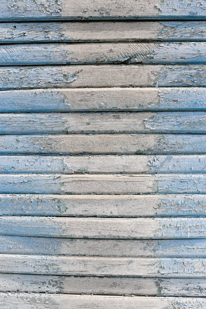 An old wooden cracked wall.の写真素材