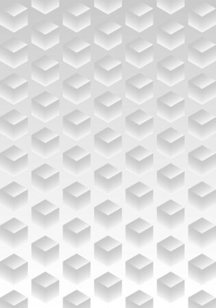 Abstract background with cubes. Abstract white 3D background.の写真素材