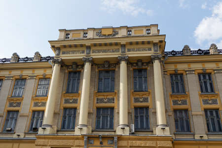 SARATOV, RUSSIA September 17, 2018: Saratov State Medical University. V.I.Razumovsky. Institute of Experimental Medecine.のeditorial素材