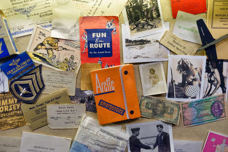 Washington, D.C., USA - November 12, 2017: Collection of various objects and memorabilia from the...