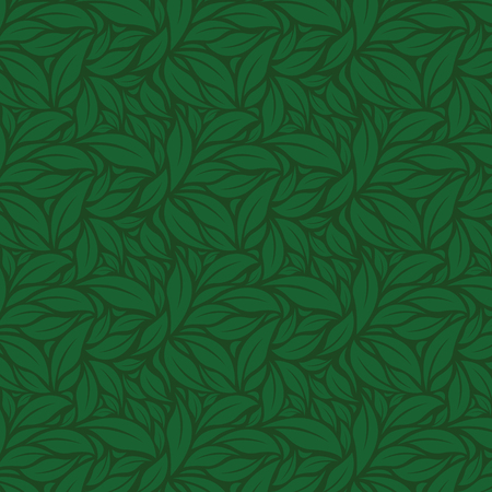 green leaves patternのイラスト素材