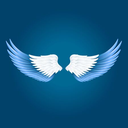 Vector realistic angel wingsのイラスト素材