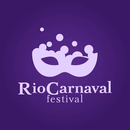 Rio carnaval . Carnival festival. Foam partyのイラスト素材