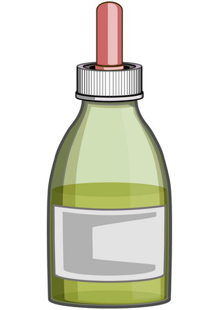 DROPS FOR NOSE Medicinal form for treatment of diseases of noseのイラスト素材