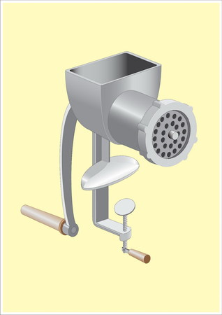 MEAT GRINDER kitchen deviceのイラスト素材