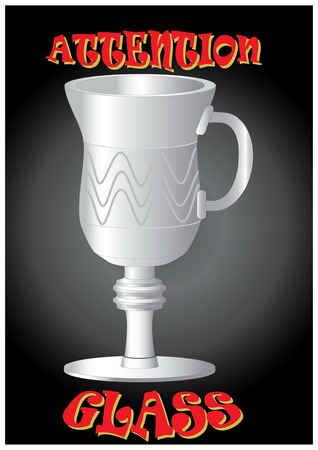 TALL WINE GLASS table-wareのイラスト素材